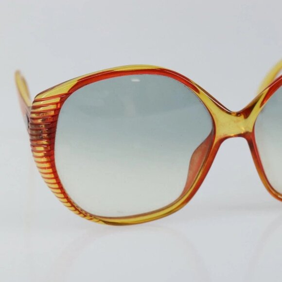 Christian Dior Sunglasses Plastic Orange Auth SW1667 main image 8